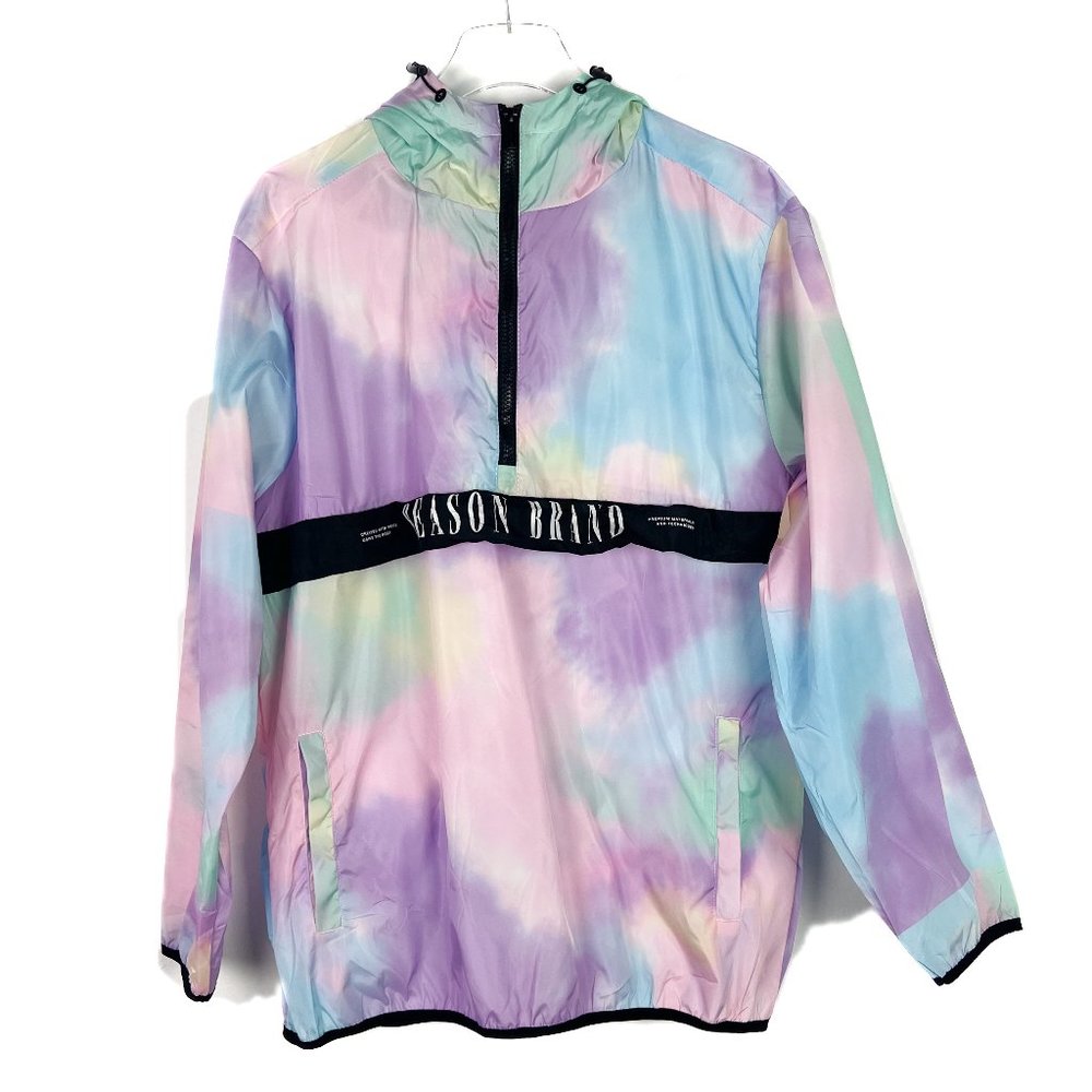 NWT Reason Brand Pullover Anorak Windbreaker Hooded Size Large L NEW D2401 - Picture 1 of 16